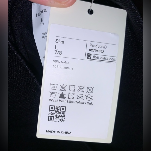 🖤NWT HALARA Seamless Flow High Waisted Ruched Plain Leggings - Sold Out - Size L - Picture 13 of 13